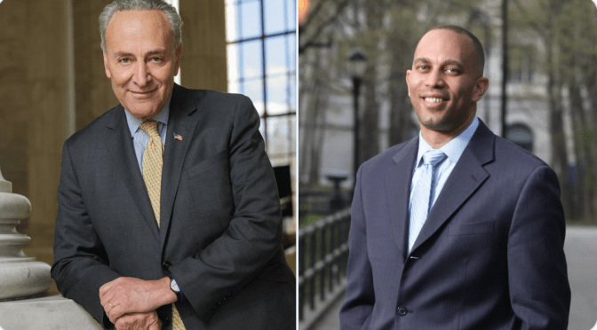 Chuck Schumer And Hakeem Jeffries Become The Two Most Powerful Lawmakers In Washington